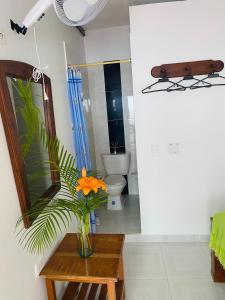 Koupelna v ubytování Hotel Paso Realce