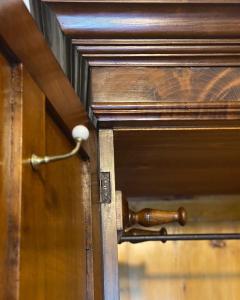 a wooden door with a brass door knob at Bordal Houses in Funchal