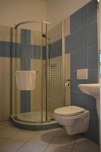 Kúpeľňa v ubytovaní Hotel Praha Potštejn