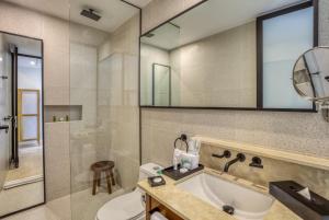 Koupelna v ubytování Mex Hoteles