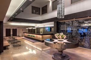 TV a/nebo společenská místnost v ubytování Metropol Hotel