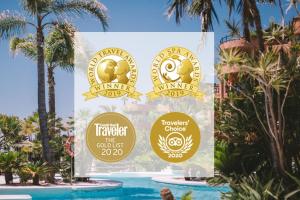 Ett certifikat, pris eller annat dokument som visas upp på Kempinski Hotel Bahía Beach Resort & Spa