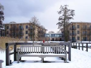 Seehotel Rheinsberg v zimě