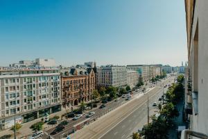 Výhľad na mesto Varšava alebo výhľad na mesto priamo z apartmánu