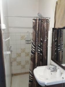 Kúpeľňa v ubytovaní Chalé Alto
