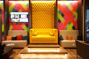 ibis Styles Parndorf Neusiedler See的休息区