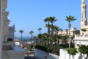 a view of the city from the balcony at Royal Jewel Al Raml Hotel in Alexandria