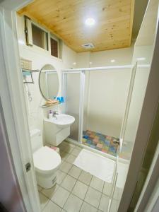 Koupelna v ubytování Yu Shou Hao Hsien Guesthouse