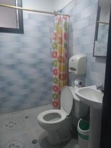 A bathroom at Hotel Las Rampas