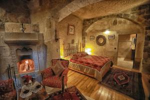Posezení v ubytování Traveller's Cave Hotel