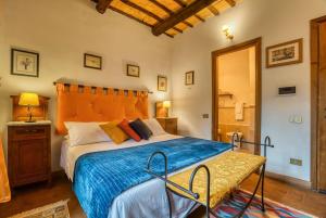 Кровать или кровати в номере Agriturismo Buonasera