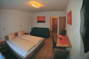 Letto o letti in una camera di Haus Scheiber