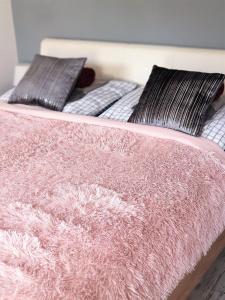 Posteľ alebo postele v izbe v ubytovaní Apartament przy Źródełku