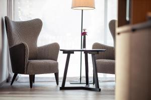 A seating area at B&B Boutiquehotel Clara