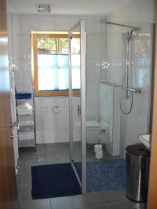 Koupelna v ubytování Haus Telisia