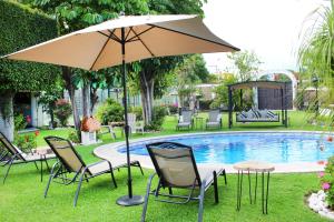 Bazén v ubytování Hotel Boutique La Rioja nebo v jeho okolí + 142 fotografií