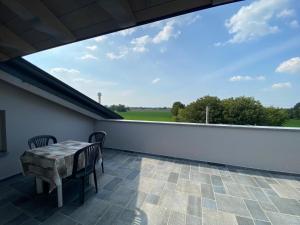 Balkón nebo terasa v ubytování B&B Bertani