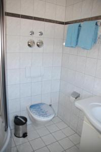 Koupelna v ubytování Garteneckchen