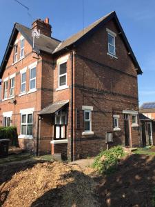 an old brick house is being remodeled at Cinderhouse Highbury Vale in Nottingham