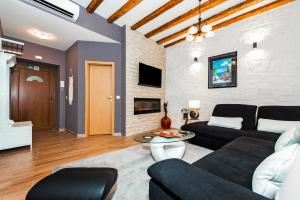 Posezení v ubytování Luxury Apartment KASTELA ANTIKA