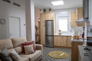 Kuchnia lub aneks kuchenny w obiekcie Apartamentos Rurales Helechosa, Las Tres Peñas