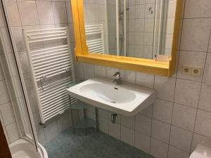 Koupelna v ubytování Haus Gruber