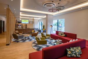 Posezení v ubytování ibis Styles Magdeburg
