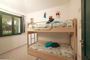Двуетажно легло или двуетажни легла в стая в VILLA con PISCINA 200 mt dalla spiaggia 10 persone