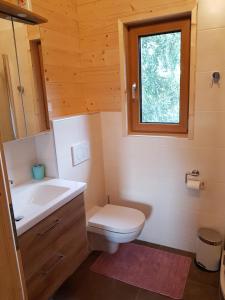 Kúpeľňa v ubytovaní Auszeit Almhaus Schmalzbauer