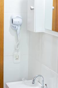 Koupelna v ubytování Apto1 COM AR COND WI-FI E TV SMART