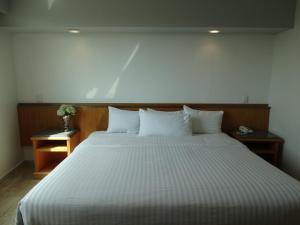 Postel nebo postele na pokoji v ubytování Hotel Amberes