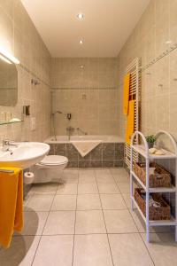 Ванна кімната в Fischhaus Am Kleinen Glubigsee