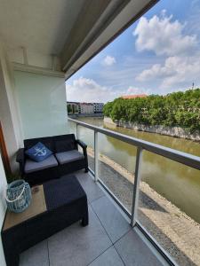 Balkón alebo terasa v ubytovaní Apartamenty Via Marina