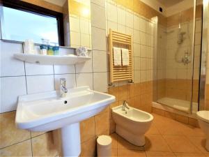 Koupelna v ubytování Hotel Venini