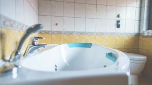 Koupelna v ubytování Hotel Venini