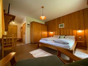 Cama o camas de una habitación en Kürbishof Gartner