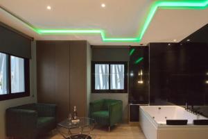 Posezení v ubytování DAOS Suites & Terrace Marbella