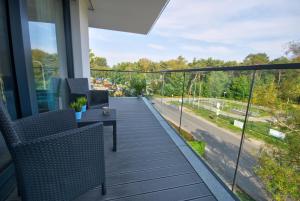 Balkón alebo terasa v ubytovaní HelApart - NATURALnie, że Hel