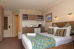 Ένα ή περισσότερα κρεβάτια σε δωμάτιο στο Beechtree Motel