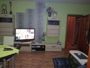TV a/nebo společenská místnost v ubytování Apartmán Jarko