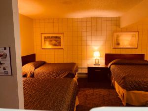 Postel nebo postele na pokoji v ubytování Red Carpet Inn & Suites