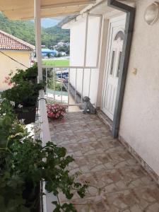 Balkón nebo terasa v ubytování Apartman Franka