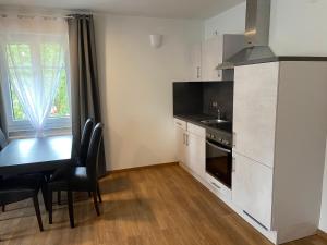 TV a/nebo společenská místnost v ubytování Appartments Siegenburg