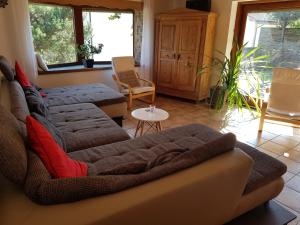 Posezení v ubytování Ferienwohnung Sonthofenersee