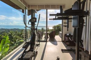 Fitness centrum a/nebo fitness zařízení v ubytování Baan View Talay
