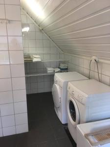 Kjøkken eller kjøkkenkrok på Leilighet i Sørlandshus i Son - Sjøutsikt - Nær Son Spa
