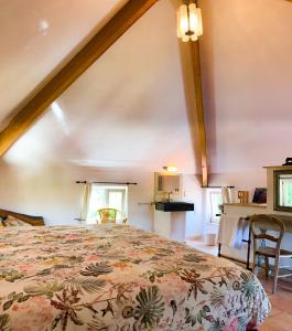 Postel nebo postele na pokoji v ubytování Holiday Home Les Plachettes