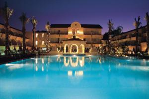 a large swimming pool in front of a building at Napa Plaza Hotel (Adults Only) in Ayia Napa