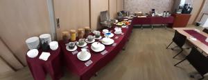 Coffee and tea making facilities at Hotel Bílý Páv