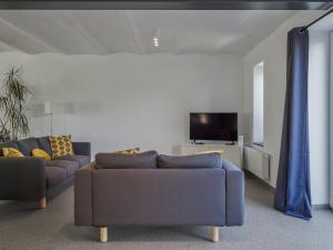 TV a/nebo společenská místnost v ubytování Le Merle - Bois-de-Villers